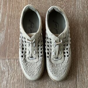 Free people woven sneakers